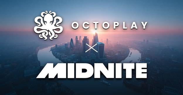 Octoplay partners with Midnite, continuing its rapid expansion across the UK