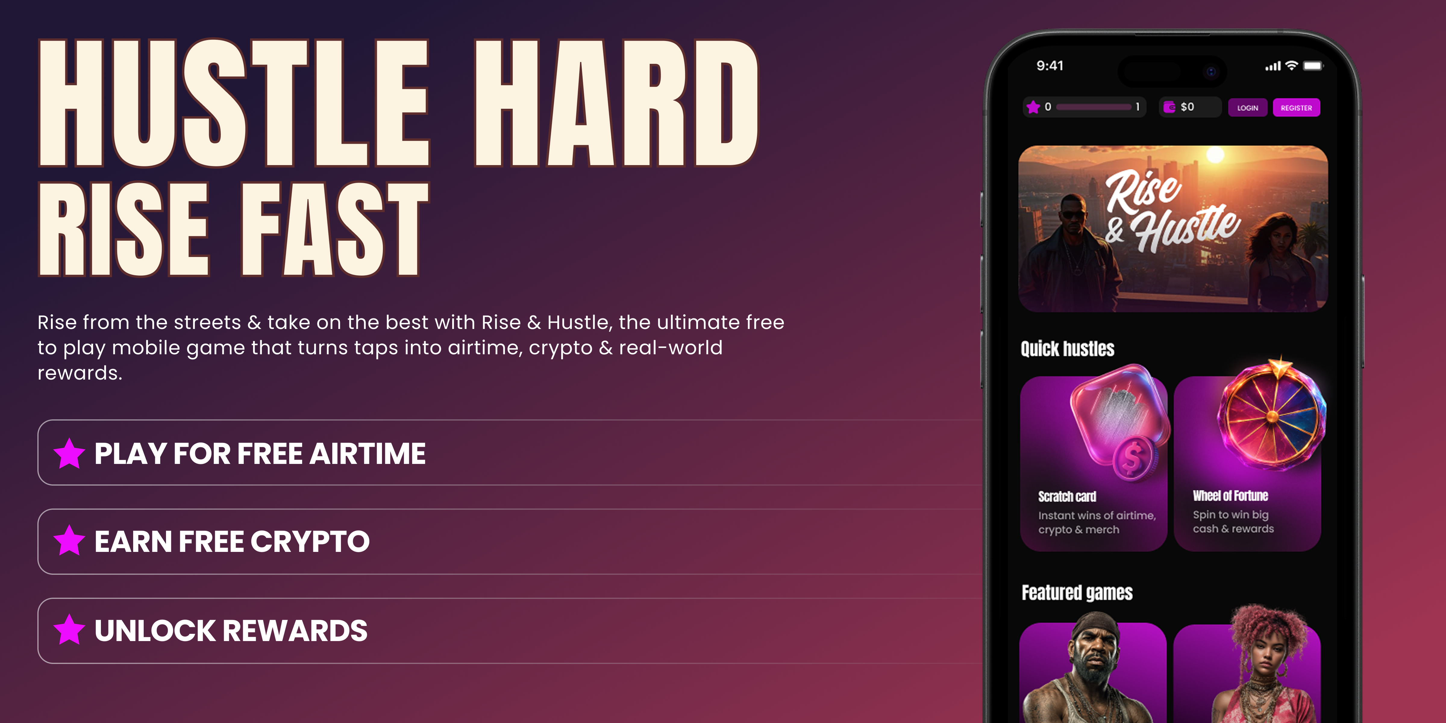 Rise & Hustle, Africa’s next-gen tap-to-earn gaming operator, has launched its reward-based mobile street game series in the Nigerian market