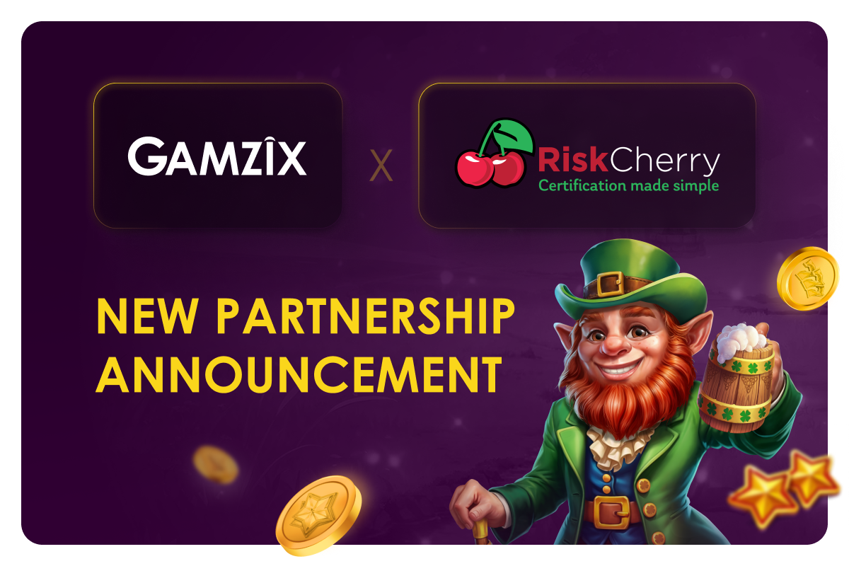 Gamzix Partners with RiskCherry to Deliver Certified Games Worldwide