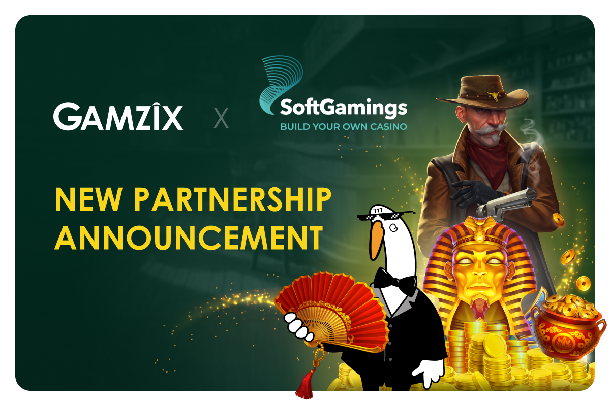 Gamzix, the Maltese game provider, is thrilled to announce that it has secured a new distribution partnership deal with Softgamings, a leading platform and game aggregation supplier.