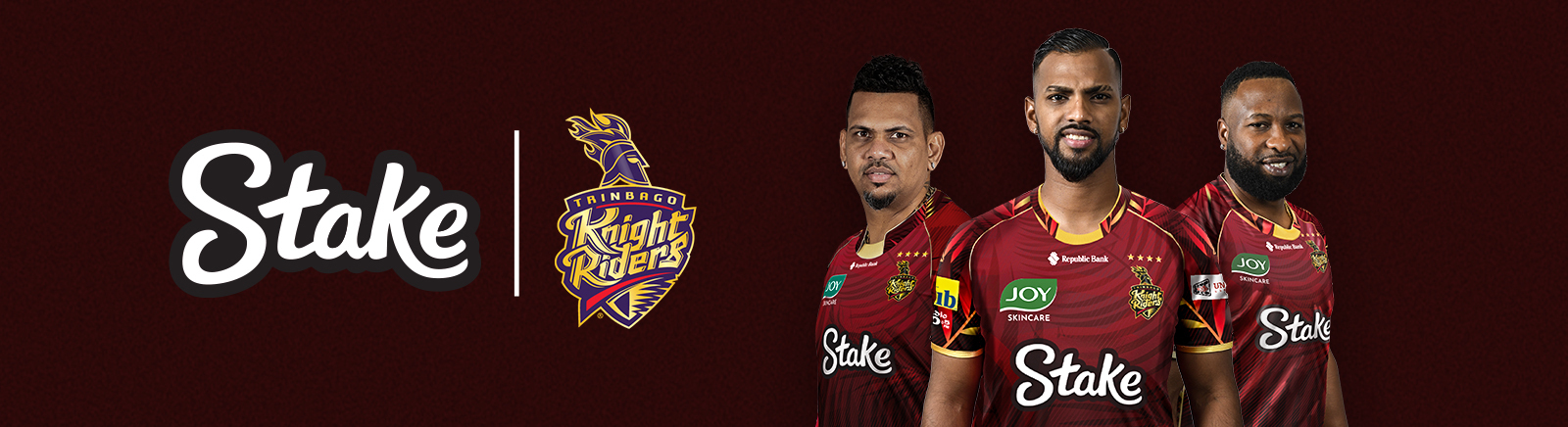 Stake joins Trinbago Knight Riders as official title partner