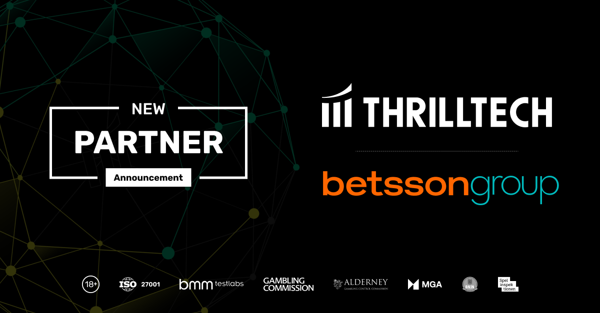 ThrillTech signs global partnership with Betsson Group