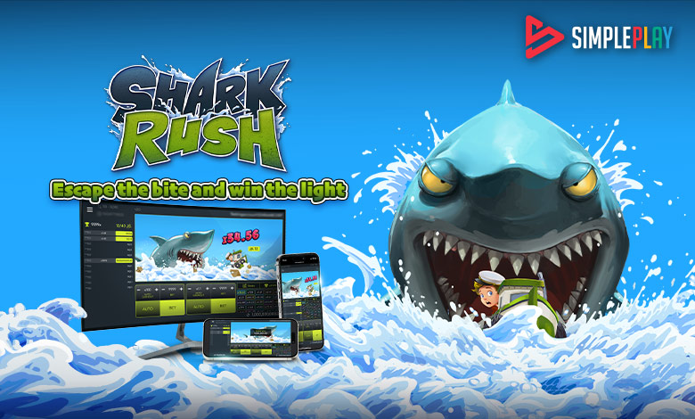 Shark Rush” features a boy on a boat chased by a huge shark. Players need to place bets if they would like to join that round of chase. When the betting time is over, a multiplier appears above the boat and increases as the game runs