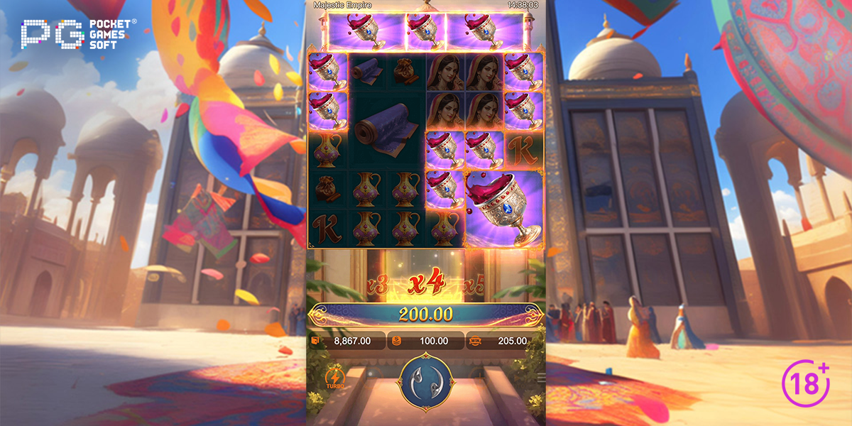 PG Soft dazzles again with Arabian-inspired Majestic Empire slot