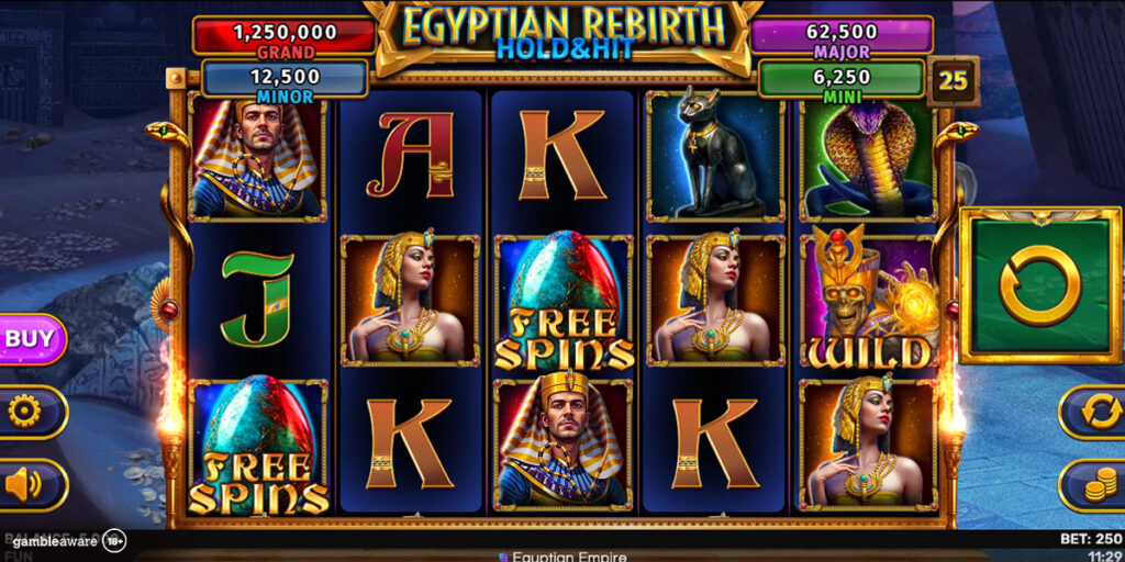Spinomenal unearths its new hit: Egyptian Rebirth - Hold & Hit