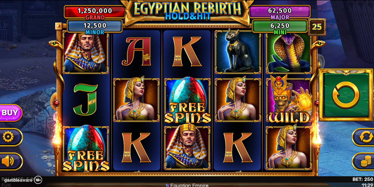 Spinomenal unearths its new hit: Egyptian Rebirth - Hold & Hit