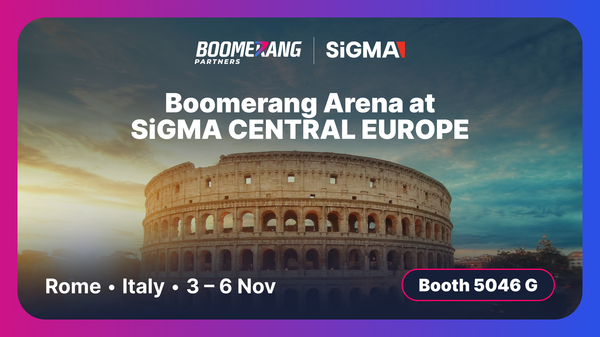 Boomerang Partners set to shine at SiGMAEurope 2025
