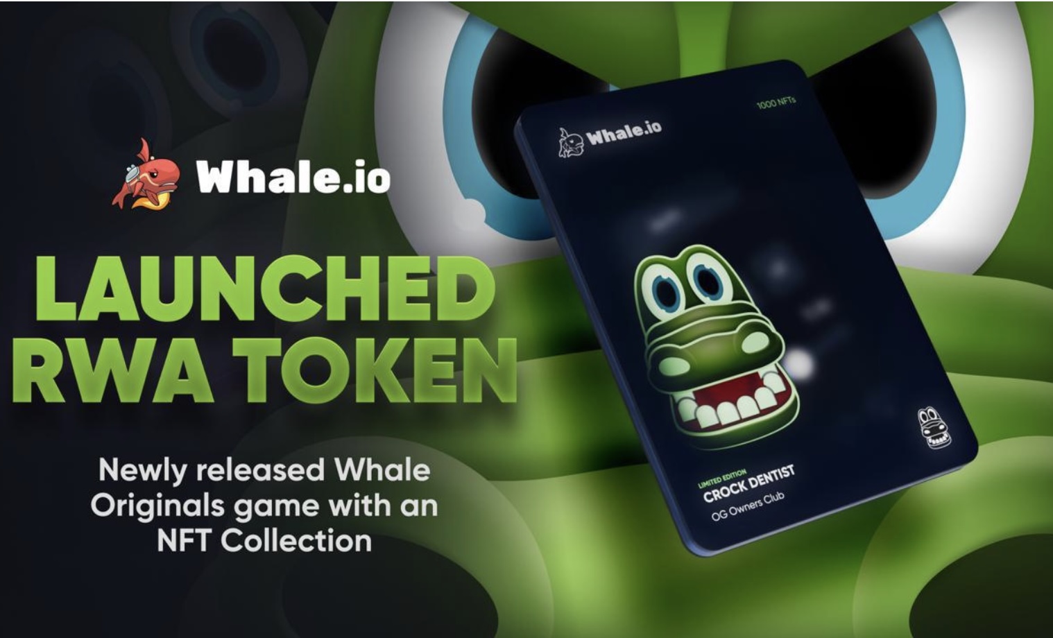 Whale.io Introduces Crock Dentist Game and Exclusive RWA NFT Collection